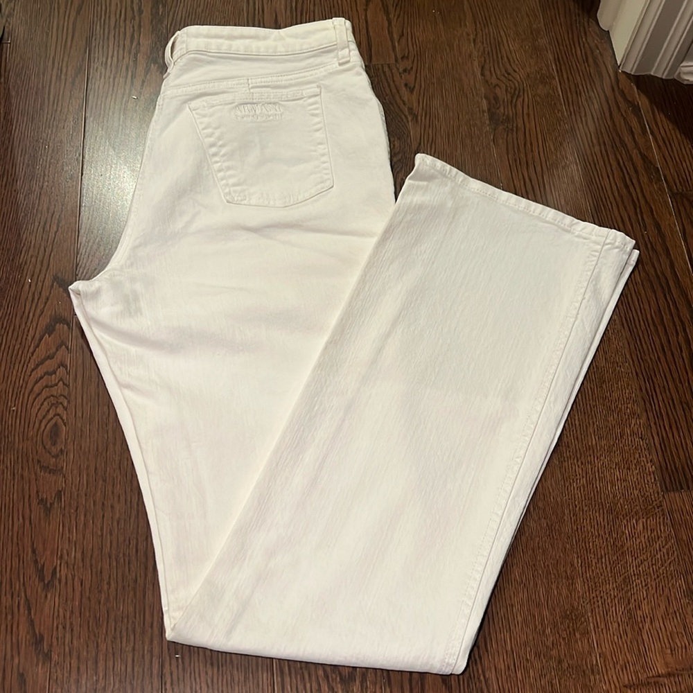 Armani white jean size 10